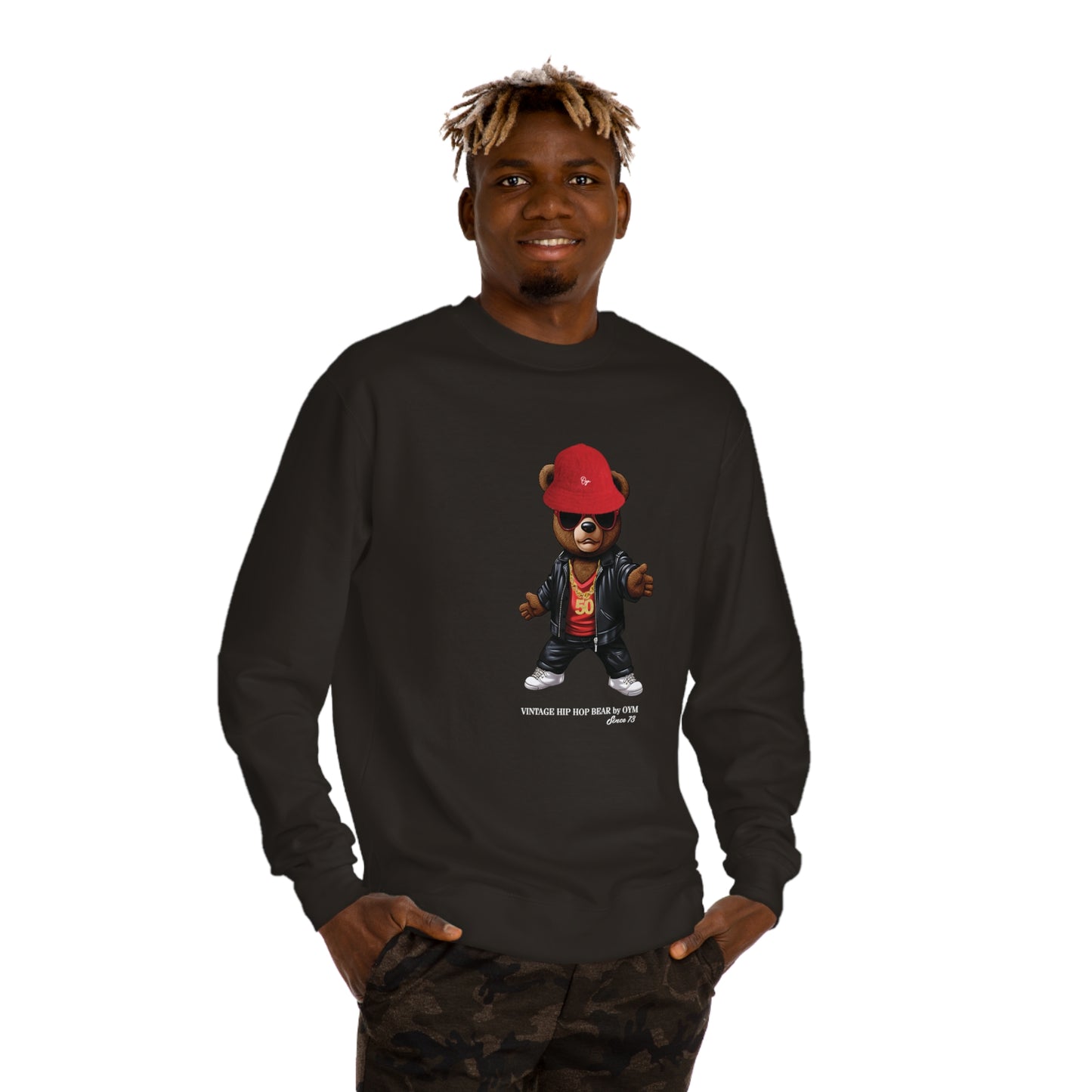 Hip Hop OYM™ Bear Crewneck